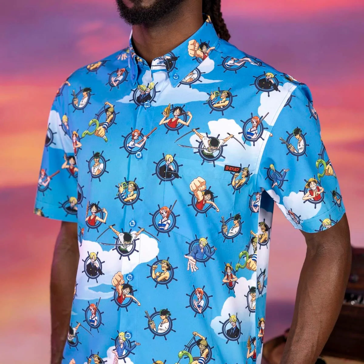 One Piece "Join My Crew!" Button-Up Shirt
