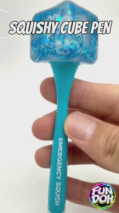Fun Doh Desk Pops Squishy Cube Pen
