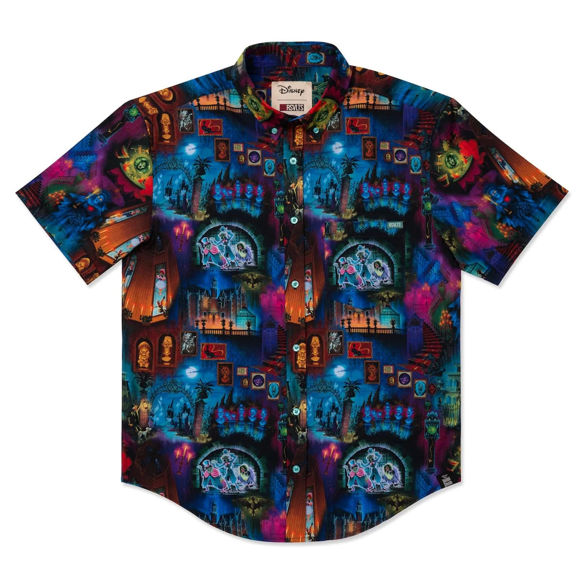 Haunted Mansion "999 Happy Haunts" Button-Up Shirt