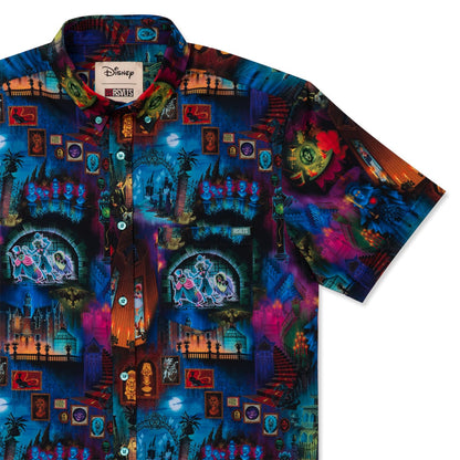 Haunted Mansion "999 Happy Haunts" Button-Up Shirt