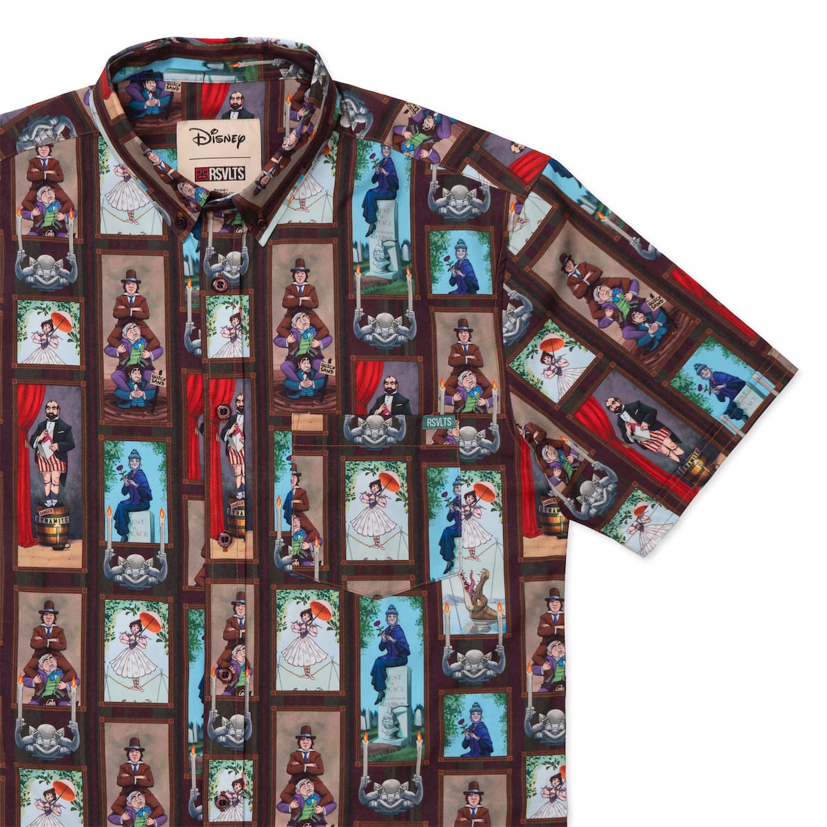 Haunted Mansion "The Stretching Room" Button-Up Shirt
