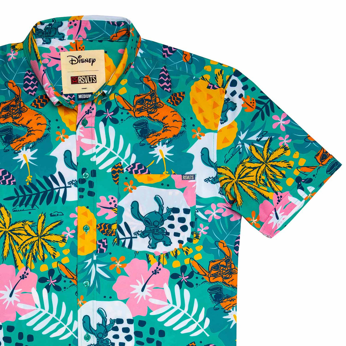 Lilo & Stitch "Tourist Style" Button-Up Shirt