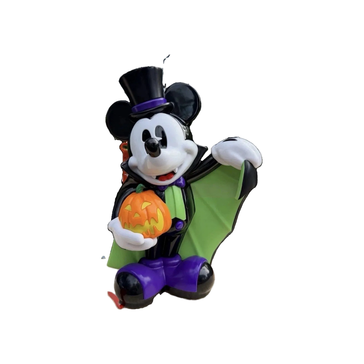 Parks Halloween Vampire Mickey Mouse Light-Up Pumpkin Popcorn Bucket 2026