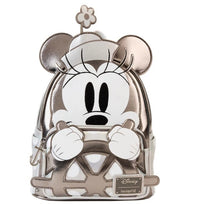 Backpack with cartoon character design on a white background