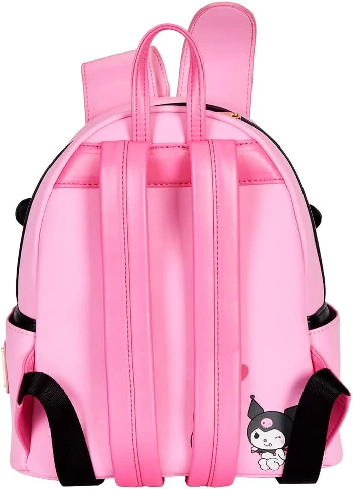 Sanrio Hello Kitty My Melody Kuromi Double Pocket Mini Backpack