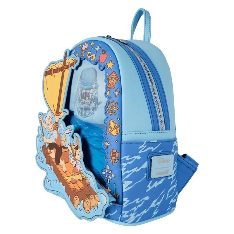 Pinocchio Exclusive Raft Monstro Lenticular Mini Backpack