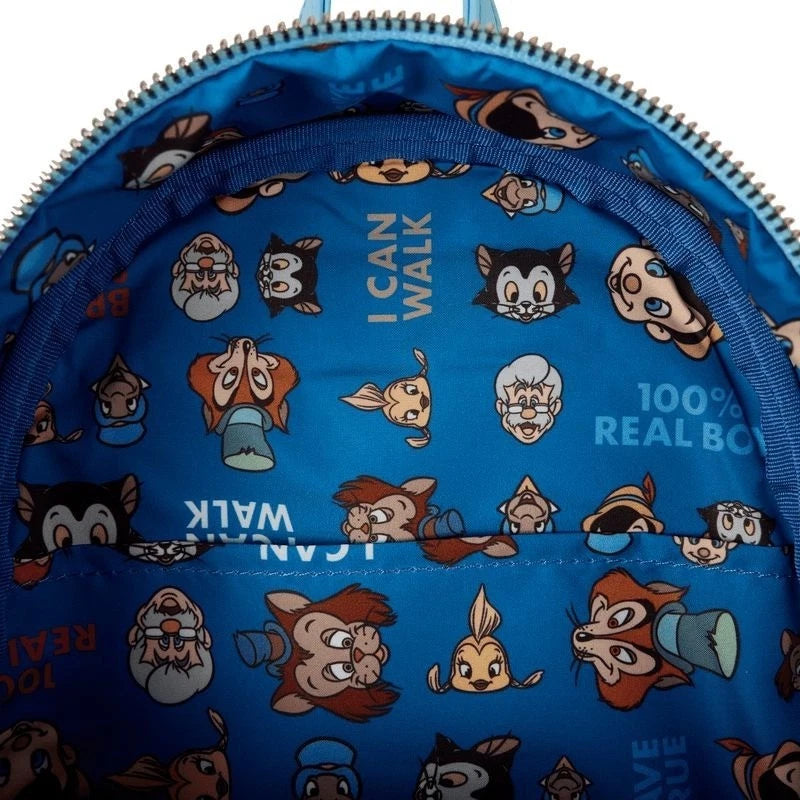 Pinocchio Exclusive Raft Monstro Lenticular Mini Backpack