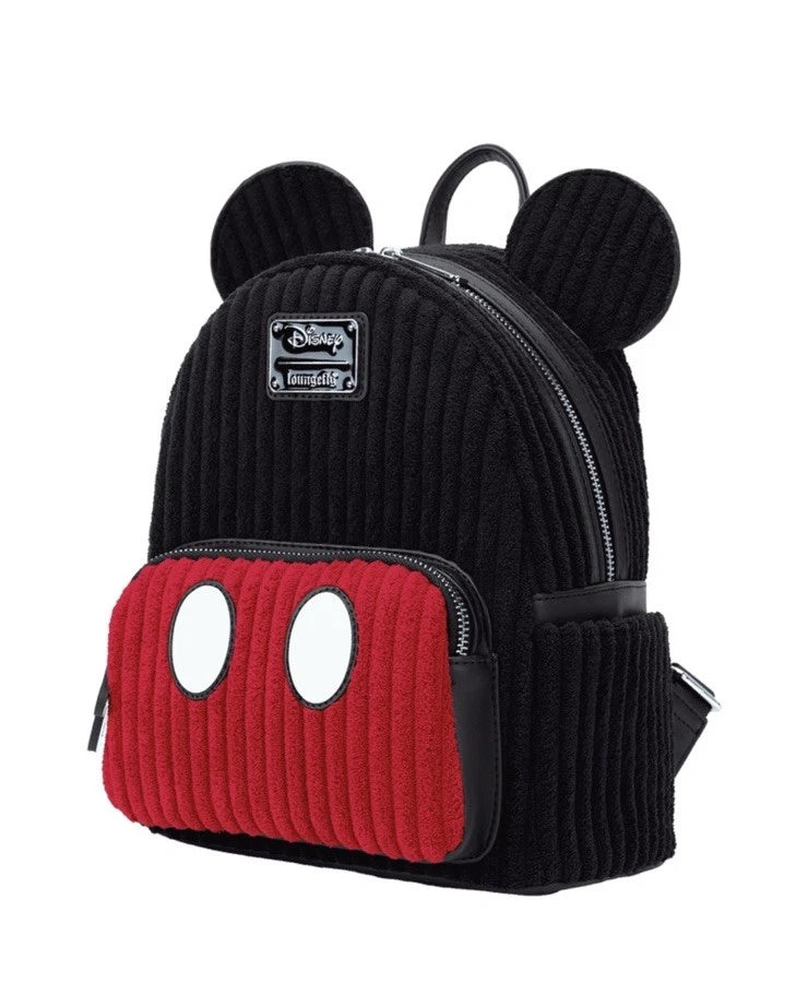 Mickey Mouse Exclusive Plush Corduroy Cosplay Mini Backpack