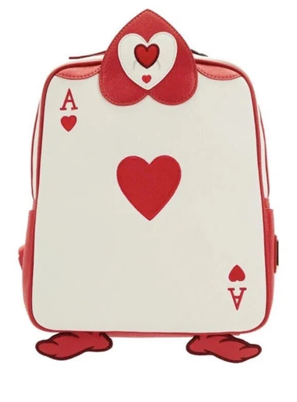 Alice in Wonderland Ace of Hearts Cosplay Mini Backpack