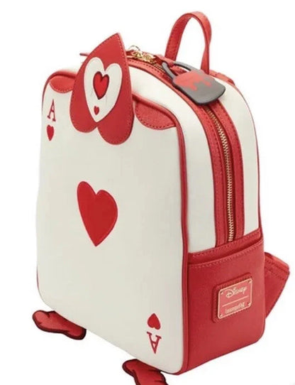 Alice in Wonderland Ace of Hearts Cosplay Mini Backpack