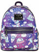 Hello Kitty Pink & Purple Spaceship Allover Print Mini Backpack