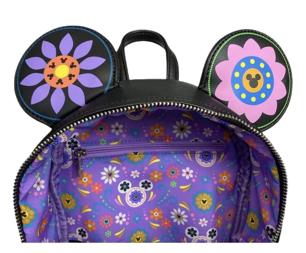 Minnie Mouse Sugar Skull Día de los Muertos Mini Backpack Loungefly Disney