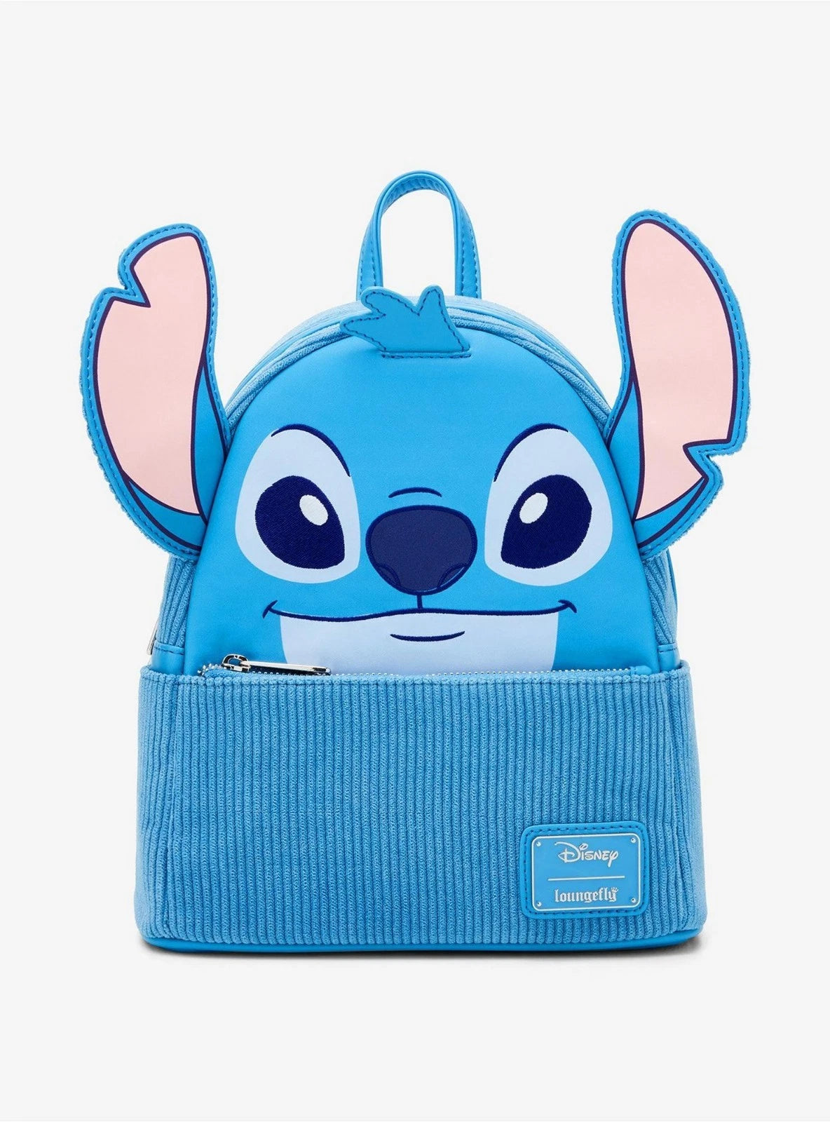 Lilo & Stitch Figural Stitch Corduroy Mini Backpack