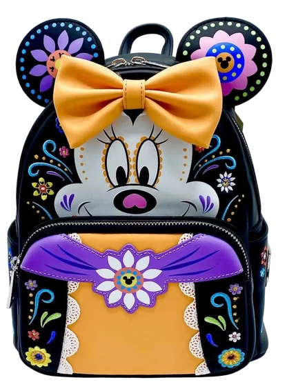 Minnie Mouse Sugar Skull Día de los Muertos Mini Backpack Loungefly Disney