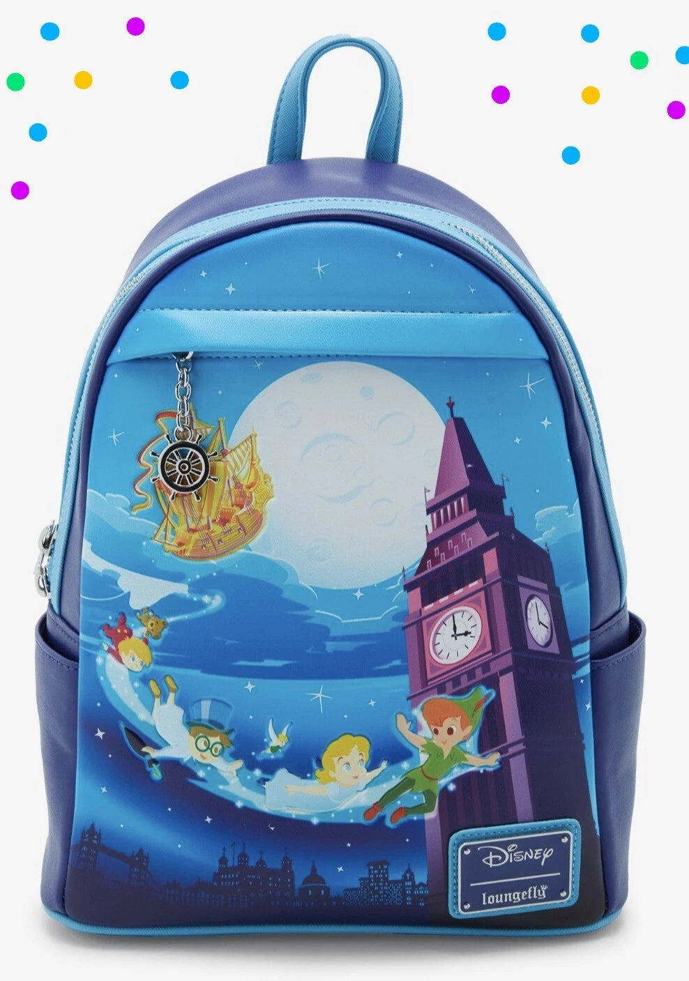 Peter Pan Nighttime Flight GITD Mini Backpack