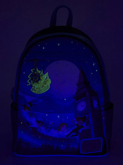 Peter Pan Nighttime Flight GITD Mini Backpack