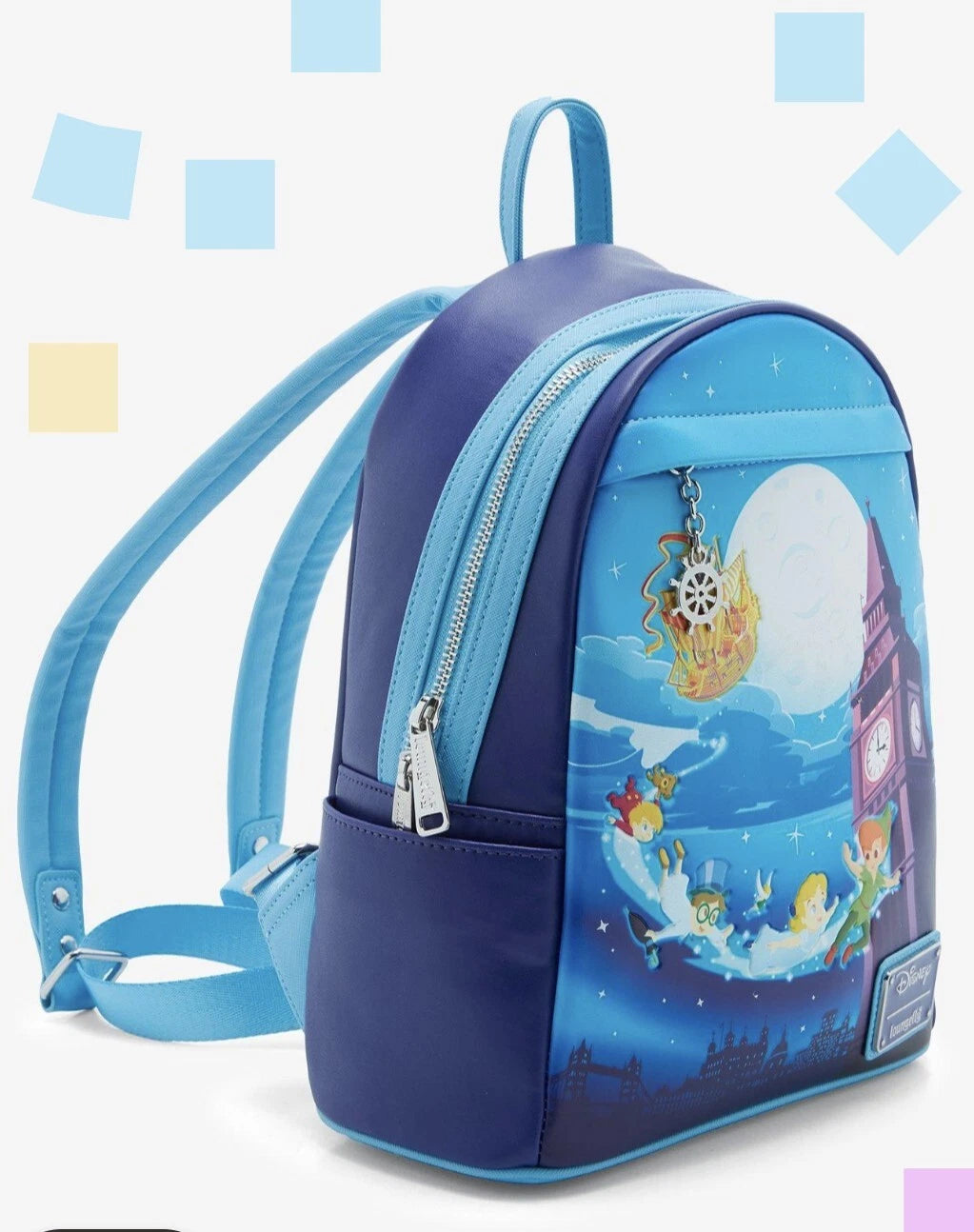 Peter Pan Nighttime Flight GITD Mini Backpack
