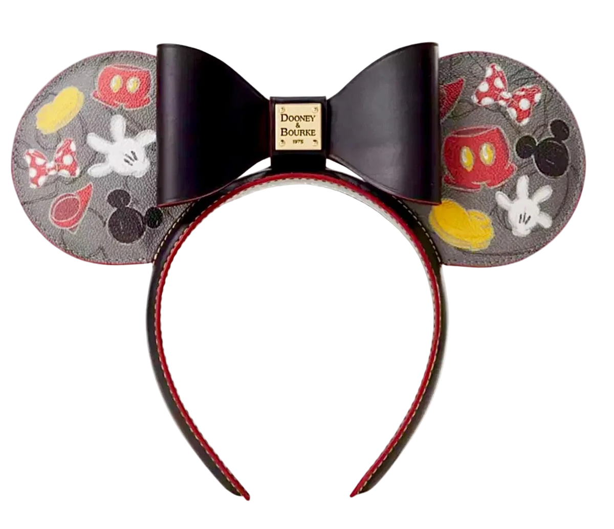 Dooney & Bourke Disney Best of Mickey & Minnie Mouse Leather Ear Headband 2024