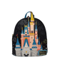 Backpack with Disney castle design on a white background