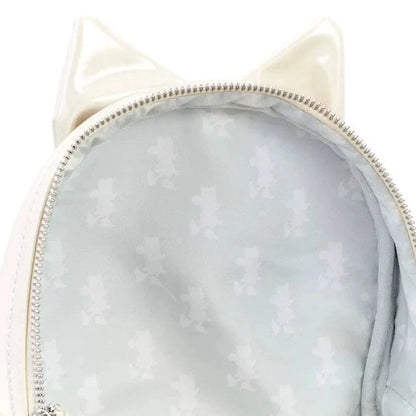 Loungefly Disney Minnie Mouse Wedding Pearl Irridescent Mini Backpack