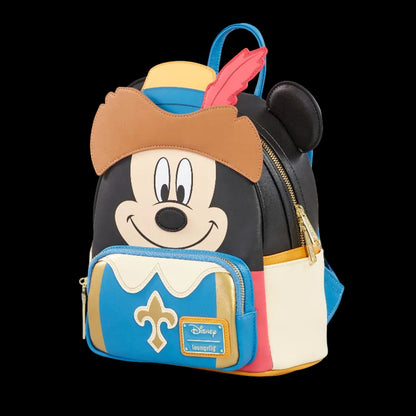 Backpack with cartoon character design on a white background