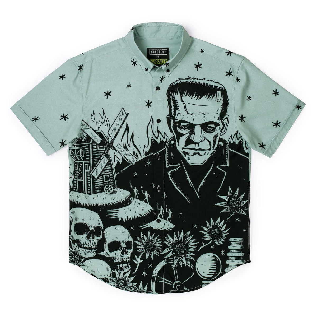 Universal Monsters "The Monster" Button-Up Shirt